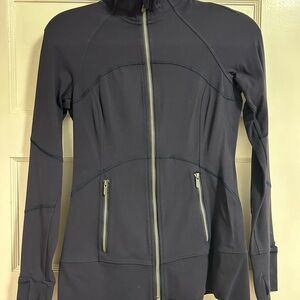 lululemon athletica Navy Zip-Up Utility Jacket